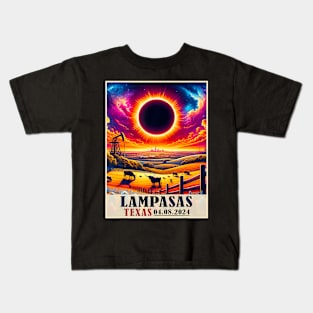 Lampasas Texas Total Solar Eclipse 2024 Totatily Kids T-Shirt